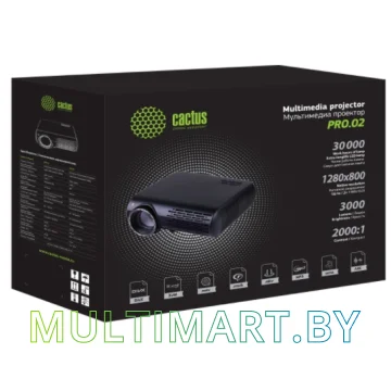 Проектор CACTUS CS-PRO.02B.WXGA картинка 2